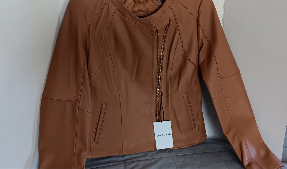 Cole Haan leather jacket